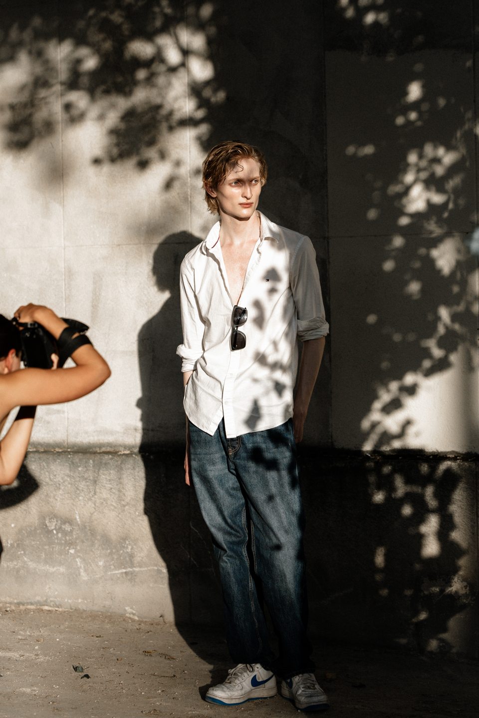 Outside the Dries Van Noten show in Paris — 11