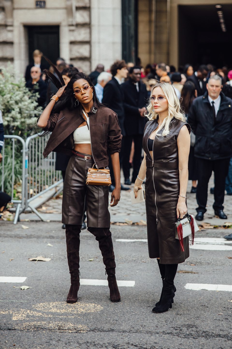 Outside the Hermès show in Paris — 4