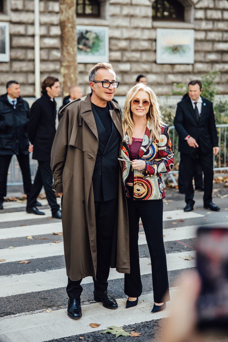 Outside the Hermès show in Paris — 6