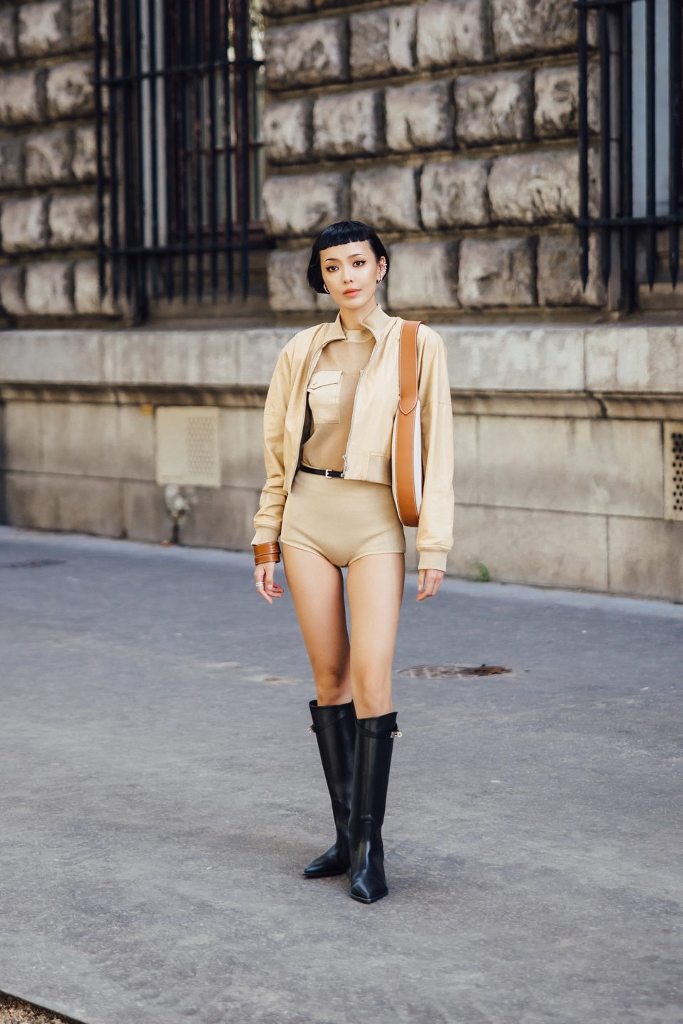 Outside the Hermès show in Paris — 7