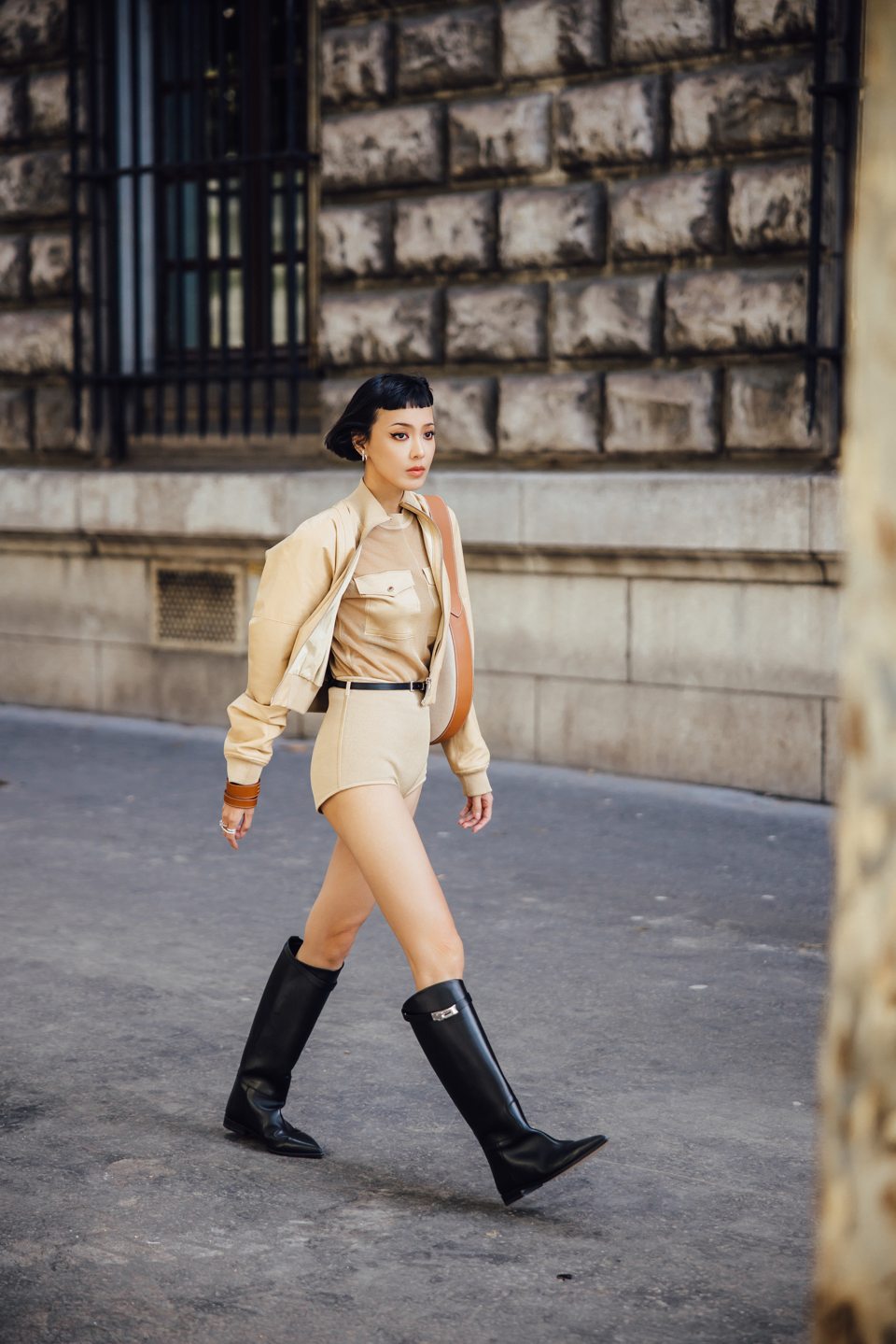 Outside the Hermès show in Paris — 8