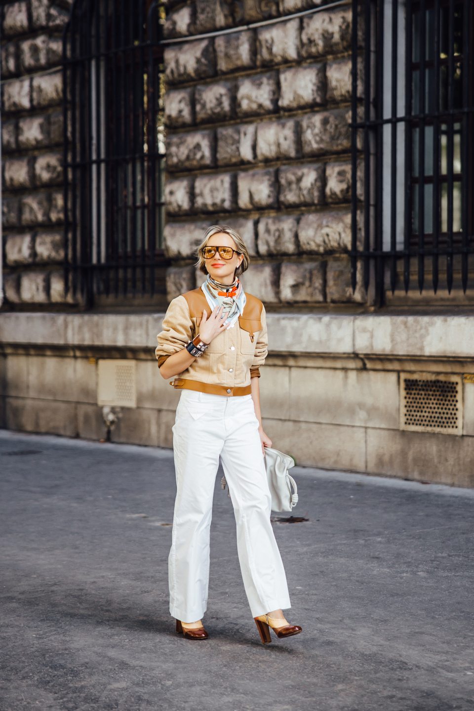 Outside the Hermès show in Paris — 10