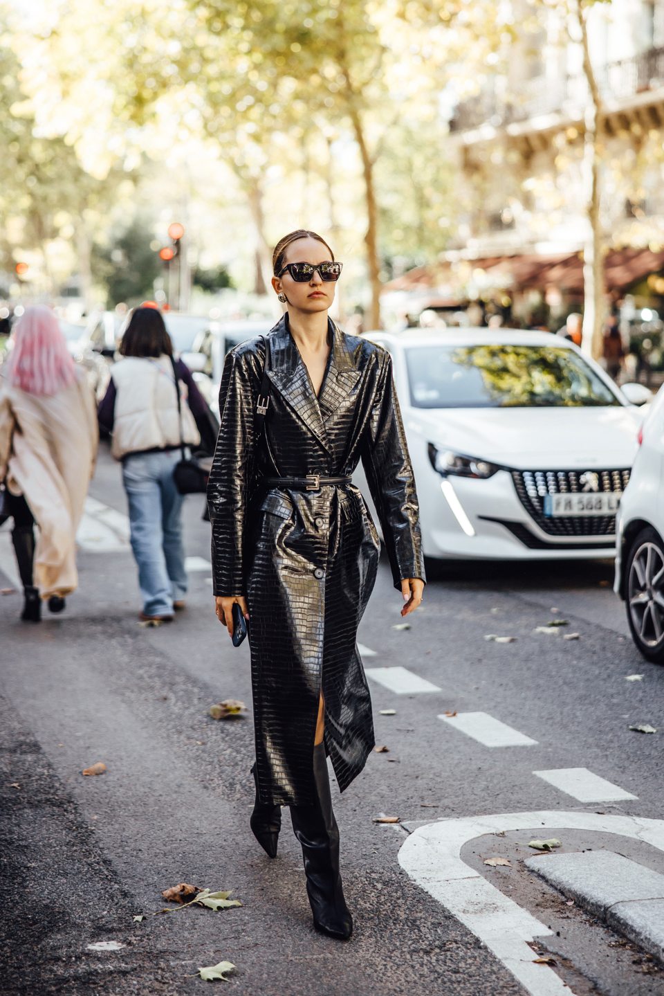 Outside the Hermès show in Paris — 11