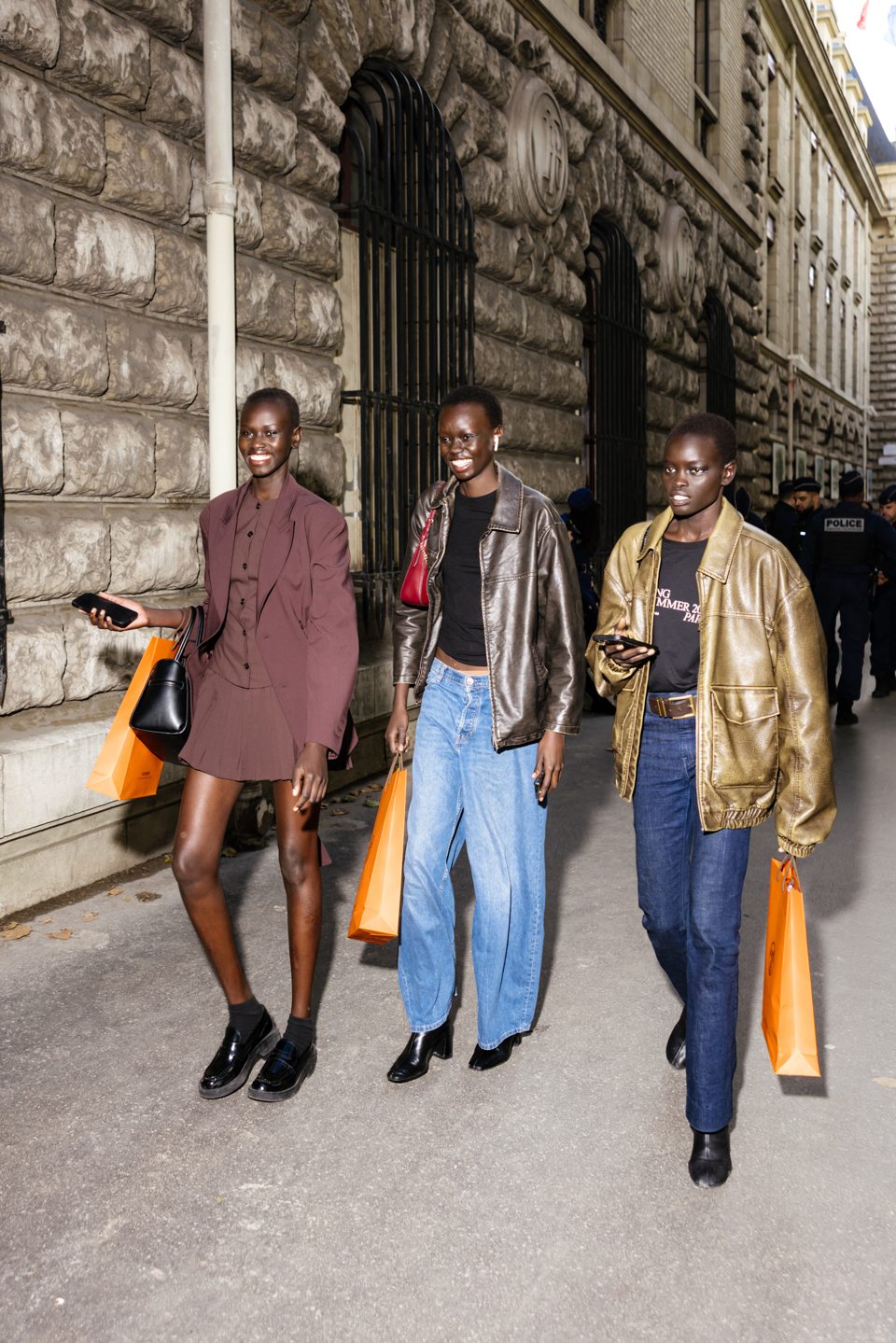 Outside the Hermès show in Paris — 19