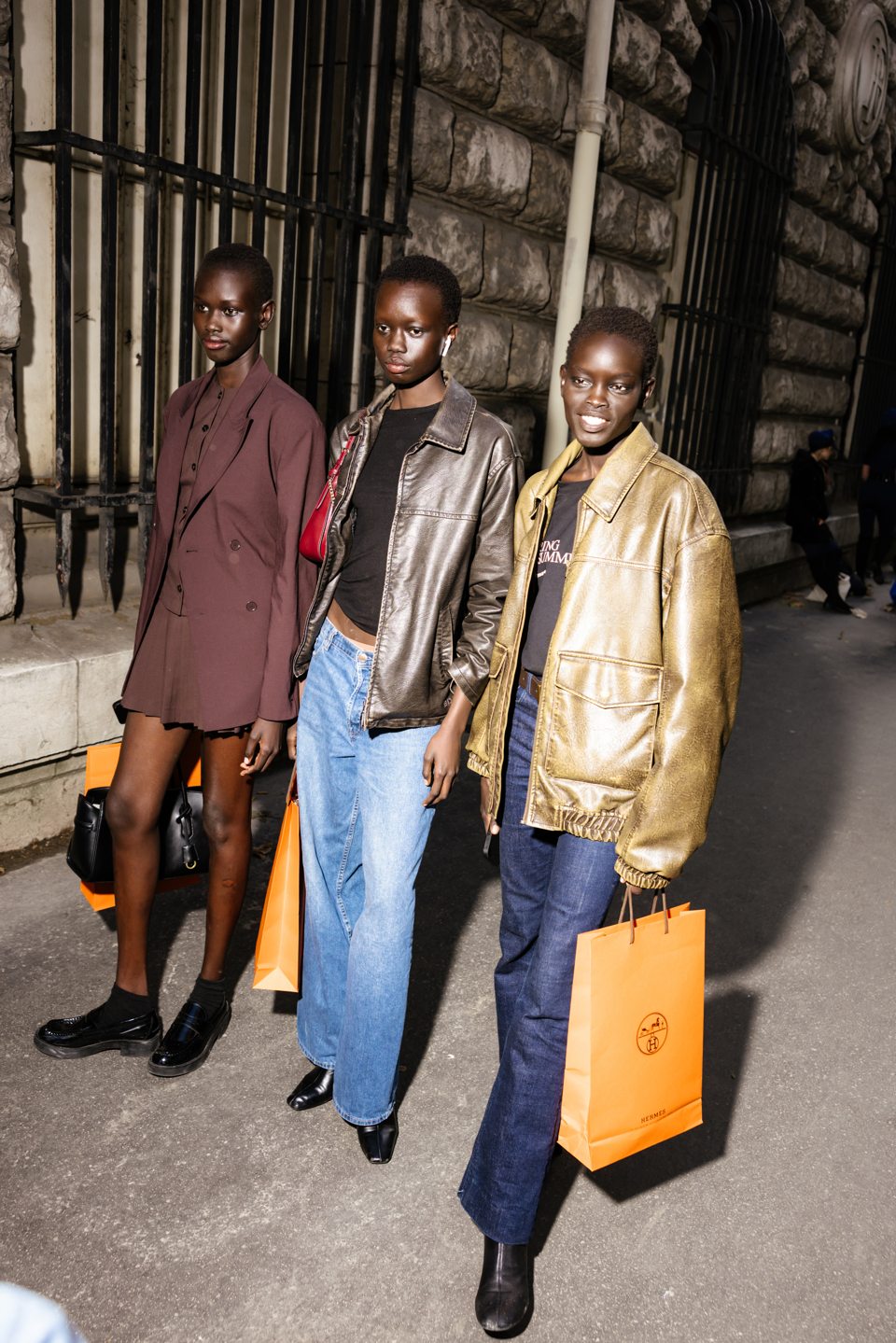 Outside the Hermès show in Paris — 20
