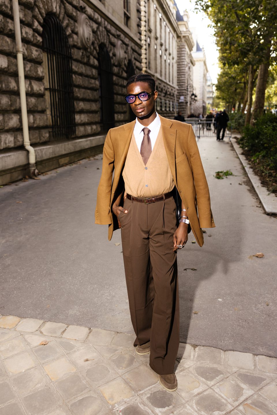 Outside the Hermès show in Paris — 22