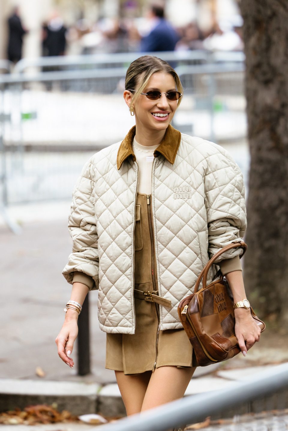 Outside the Miu Miu show in Paris — 21