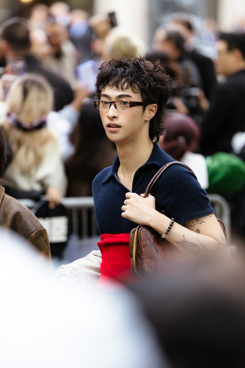 Outside the Miu Miu show in Paris — 22