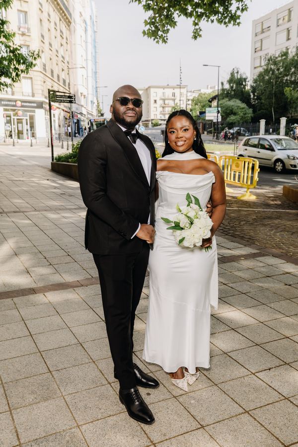 Wedding couple, Paris